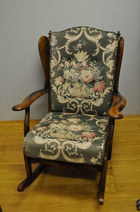 ■カリモク/Karimoku■ロッキングチェア(木製椅子/イス)■USED品■