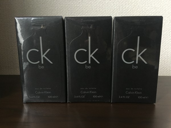 ◆新品◆カルバンクライン CK be 100ml ×3本セット◆送料込み！ ☆ 新品 ☆ カルバンクライン CK-be 100ml ×3本セット ☆ 特価