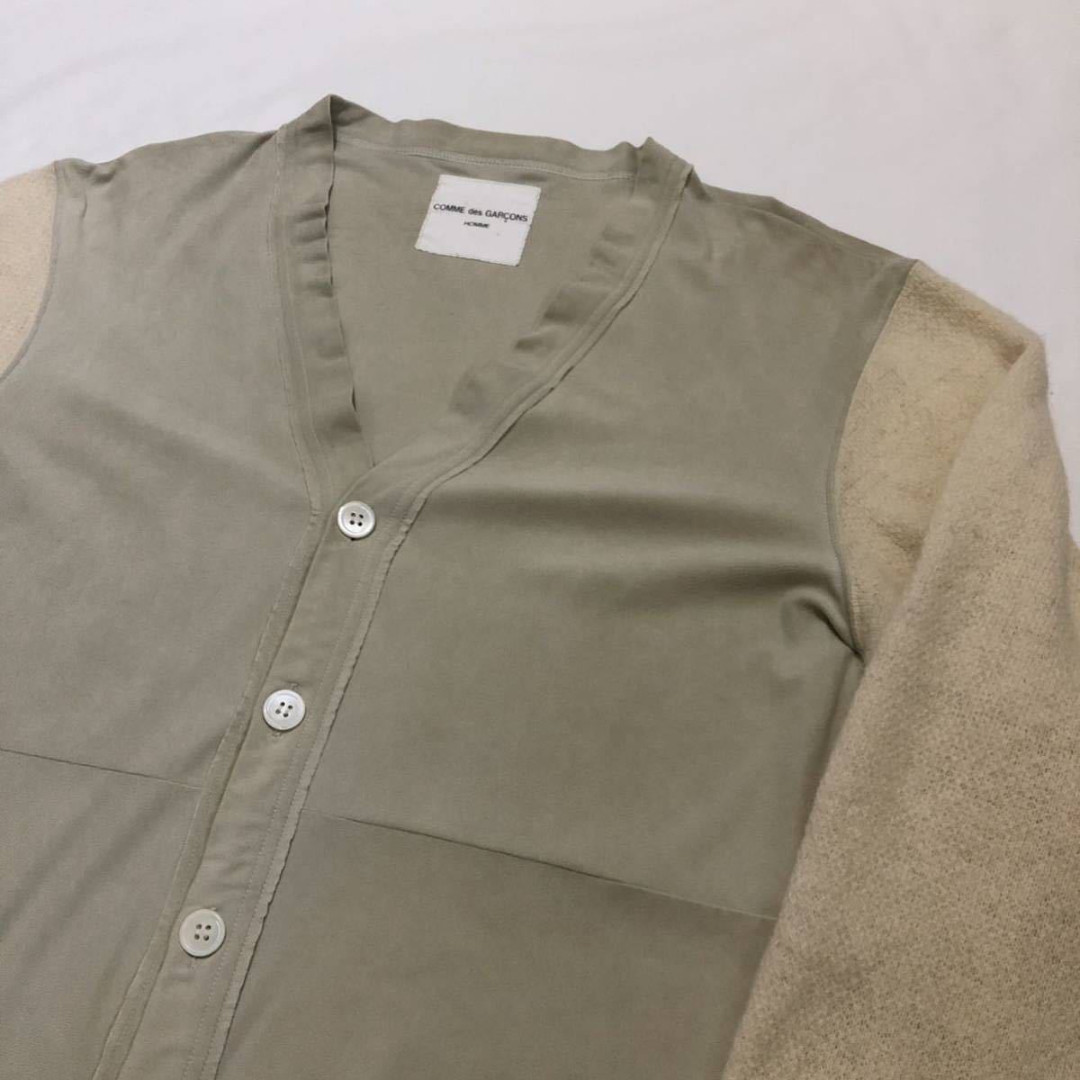 希少 archive AD1998 COMME des GARCONS HOMME 90's オーバースリーブカーディガン ナンバーナイン アンダーカバーマルジェラ ラフシモンズ des COMME Comme are Crows 田中