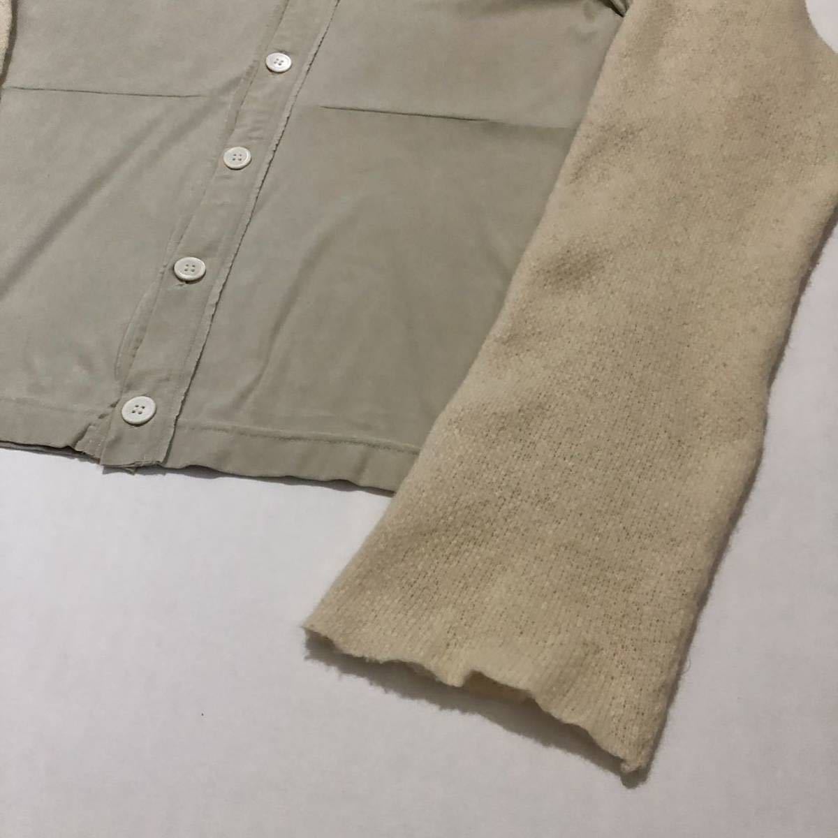 希少 archive AD1998 COMME des GARCONS HOMME 90's オーバースリーブカーディガン ナンバーナイン アンダーカバーマルジェラ ラフシモンズ des COMME Comme are Crows 田中