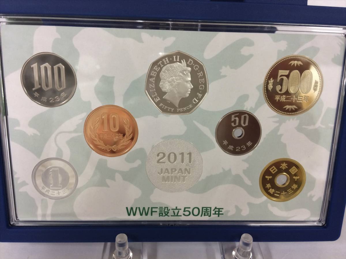 WWF設立50周年⁄日本・イギリス 2011年プルーフ貨幣セット(H23)純銀記念 ☆WWF設立50周年 WWF設立50周年 日本・イギリス2011プルーフ貨幣セット  造幣局 J/ 造幣局 WWF設立50周年 日本 イギリス 2011 プルーフ貨幣セット 50ペンス 記念 銀貨幣入り 銀925 量目8.0g  平成23年 ...