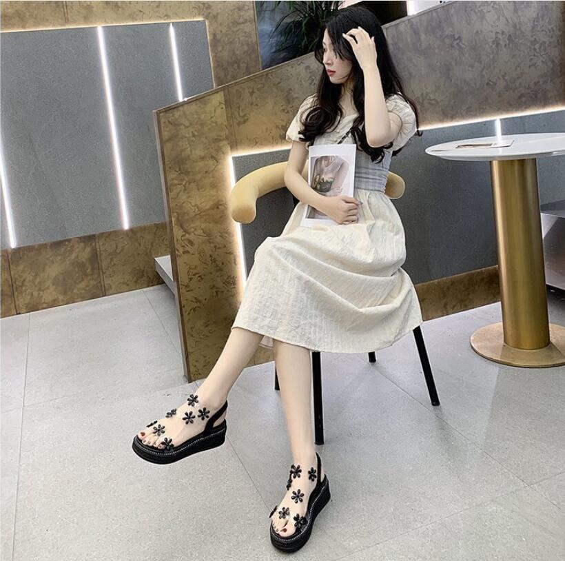 新作 上質サンダル レディース 歩きやすい 夏 ミュール リゾートサンダル ローヒール 厚底 靴 シューズ 美脚 可愛い 22 5 25cmブラック 25 0cm 売買されたオークション情報 Yahooの商品情報をアーカイブ公開 オークファン Aucfan Com