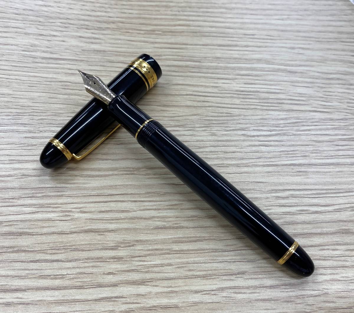 #431【格安出品!!】★☆PILOT/パイロット 万年筆 CUSTOM 743 ペン先 14K585M 美品☆★