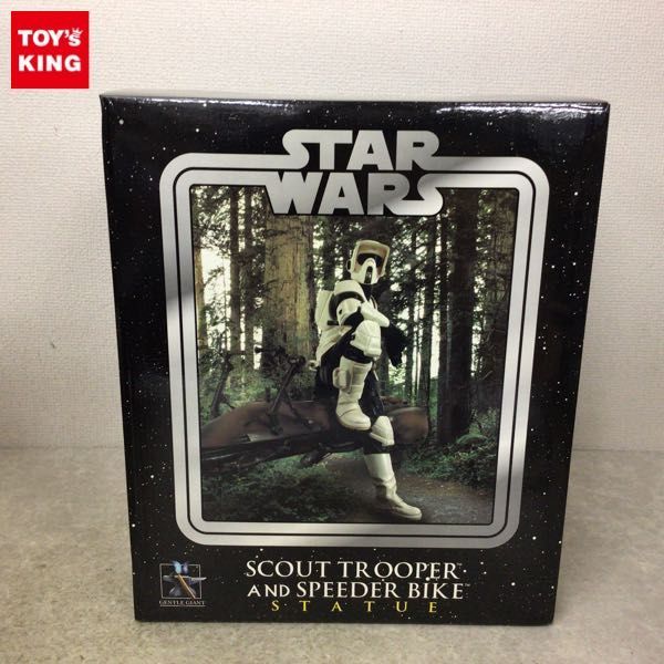 1円～ ジェントルジャイアント ジオラマスタチュー STAR WARS バイカー・スカウト オン スピーダー バイク