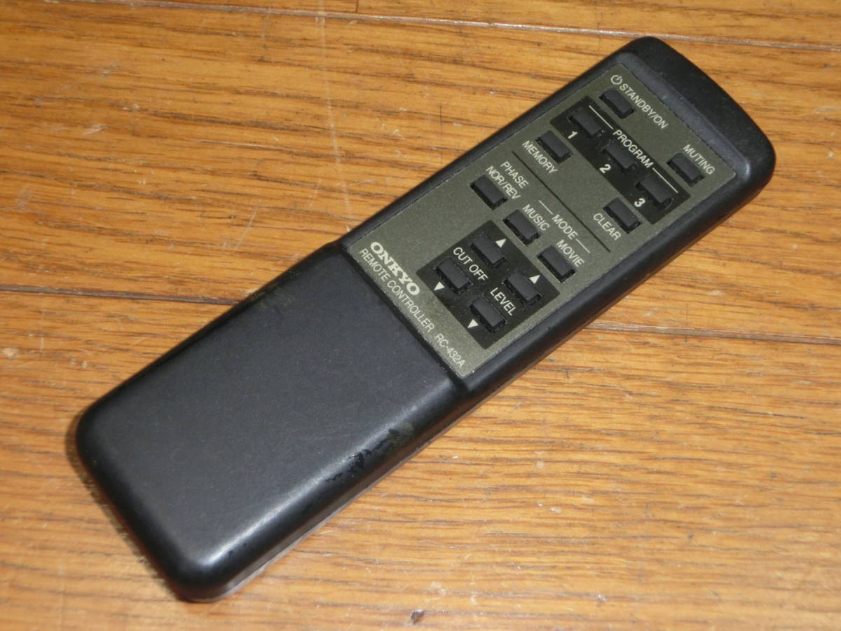 ONKYO RC-432A☆オンキョー サブウーファー用リモコン 動作品☆Scepter