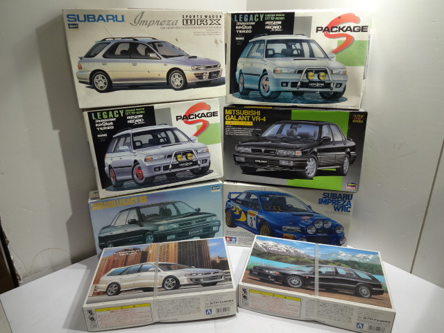 ★TAMIYA　Hasegawa Hobby kits AOSHIMA 車　プラモデル　8個セット　現状販売品