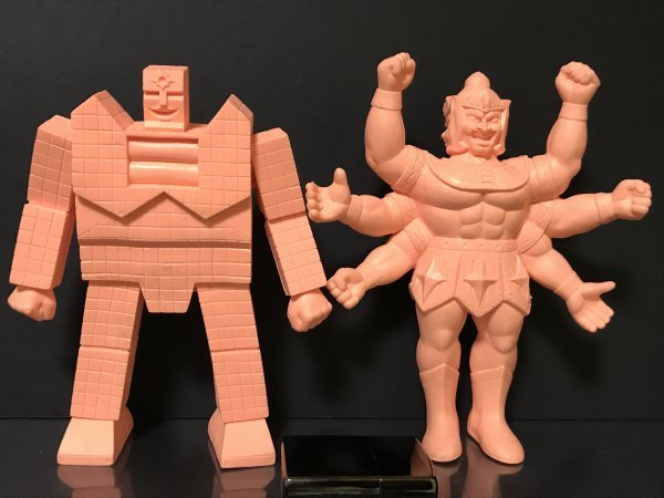 グレートマッスル アシュラマン キン肉マン デカ消し 当時物 キン消し
