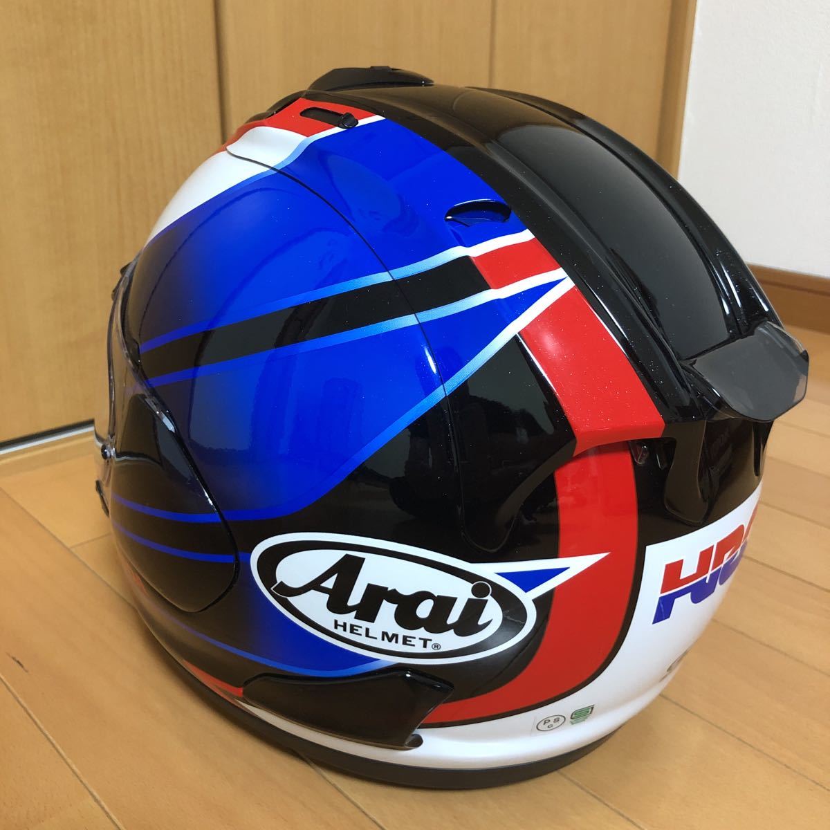 値下！美品　アライ×ホンダRX-7X CBR ブラック×ブルーArai×HONDA XL_5
