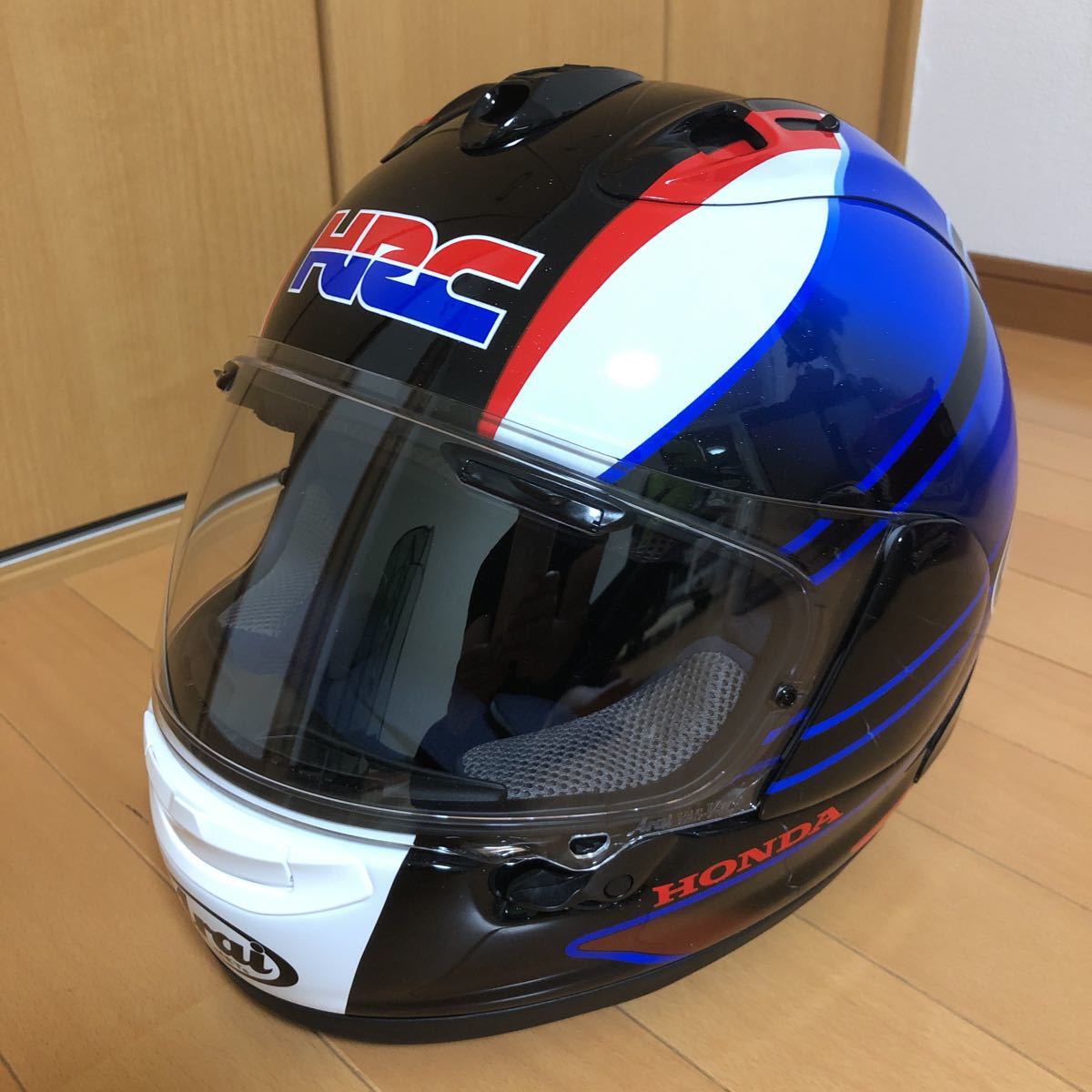 値下！美品　アライ×ホンダRX-7X CBR ブラック×ブルーArai×HONDA XL_6