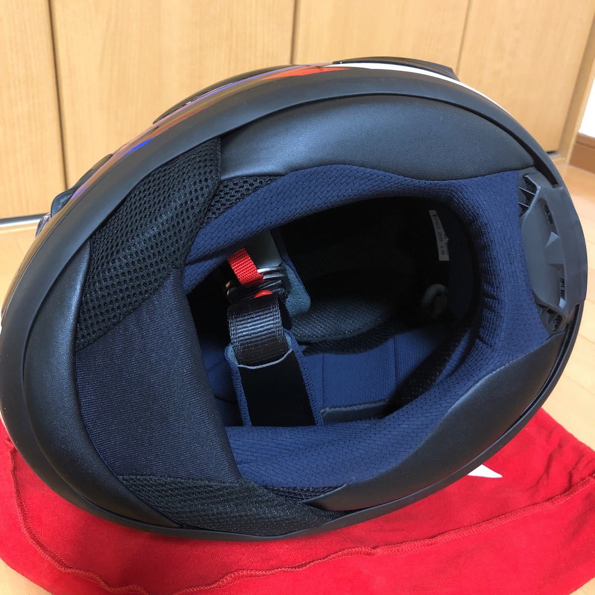 値下！美品　アライ×ホンダRX-7X CBR ブラック×ブルーArai×HONDA XL_8