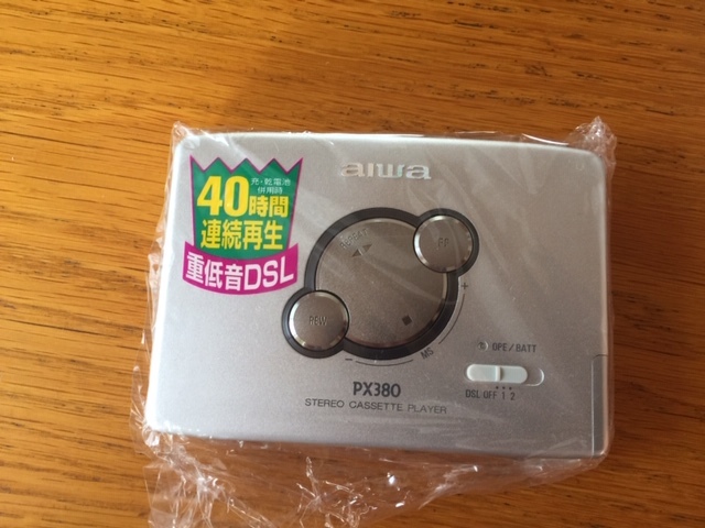 AIWA PX380 カセットプレーヤー 未使用】aiwa HS-PX380 ステレオ