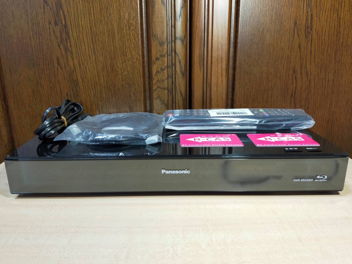 Panasonic DMR-BRX4000/4TB/最大6チャンネル自動録画可/B-CAS，新品