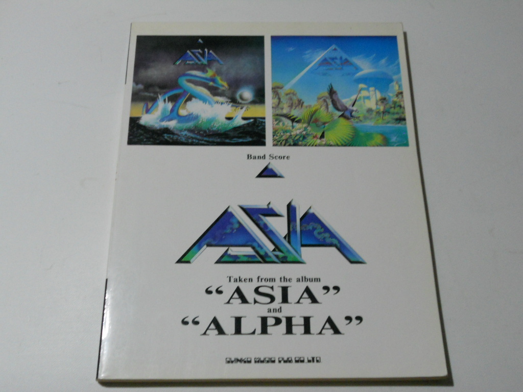 ASIA ／ ASIA and ALPHA バンド・スコア s-l400.jpg