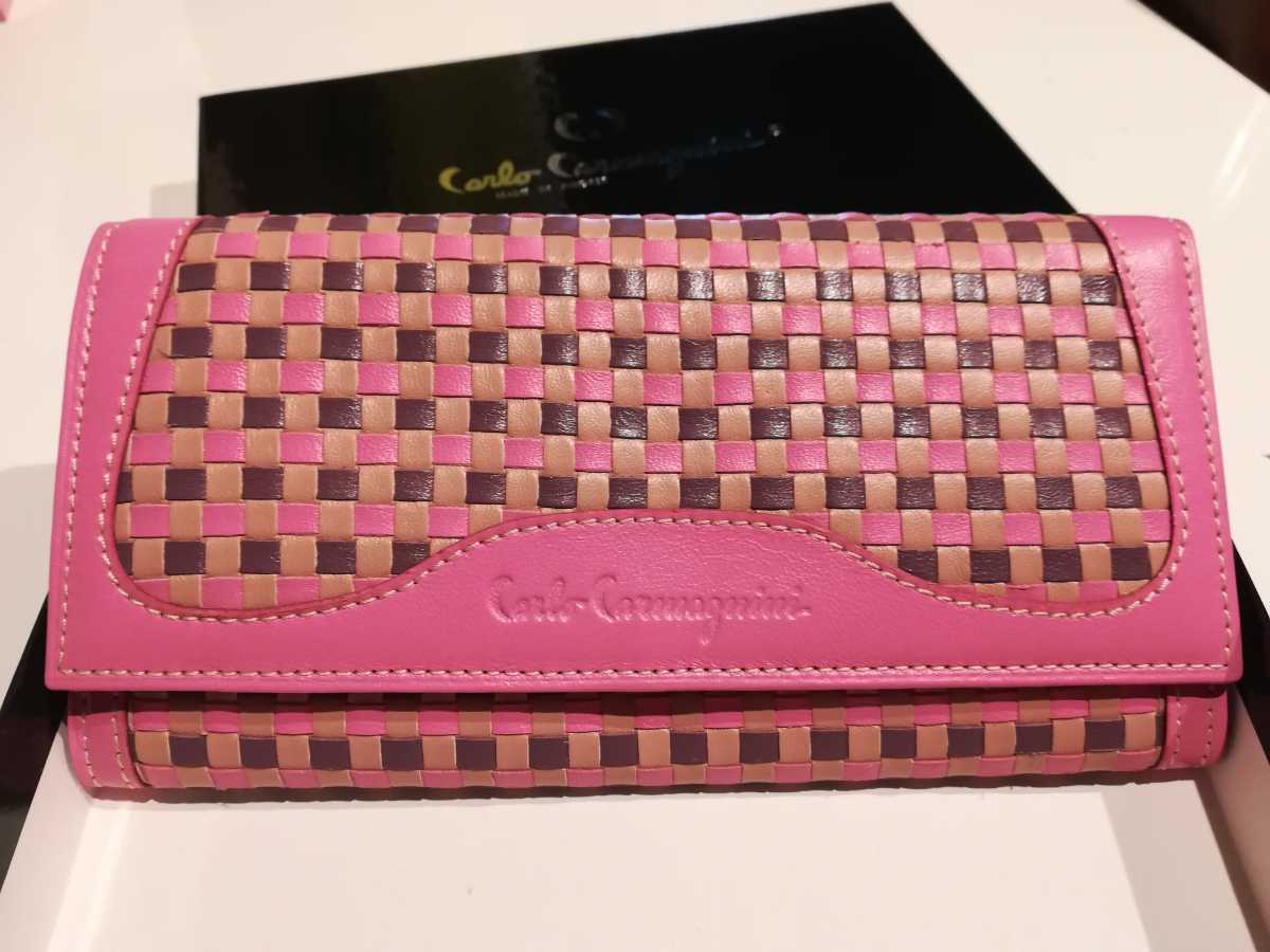 Carlo Carmagnini カルロ・カルマニー二 イタリア 本革 長財布(長財布 