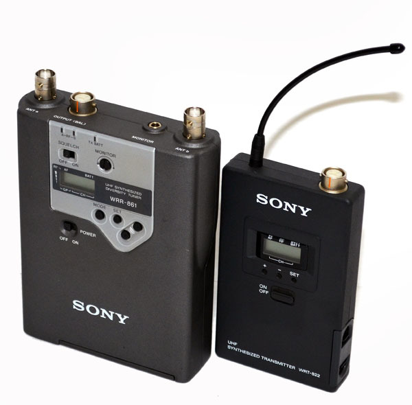 ■【消費税込】ソニー SONY ワイヤレス システム 送受信機 WRT-822 WRR-861 チューナー 業務用 セット ＃10922■