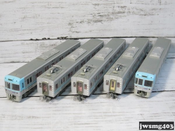京王1000系 マイクロエース 5両 ブルーグリーン 改良品 | A0067 N