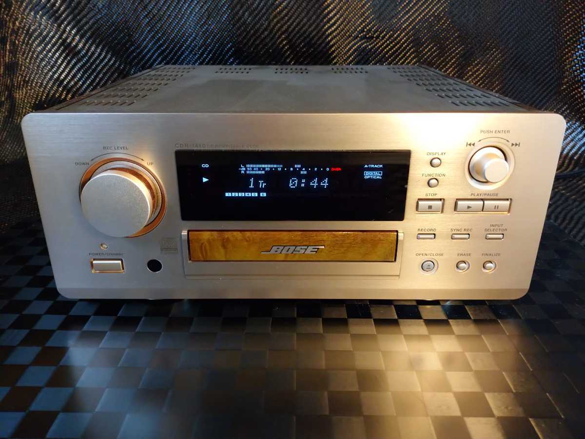 レア美品】BOSE ボーズCDR-1410 CDレコーダー動作確認、専門店