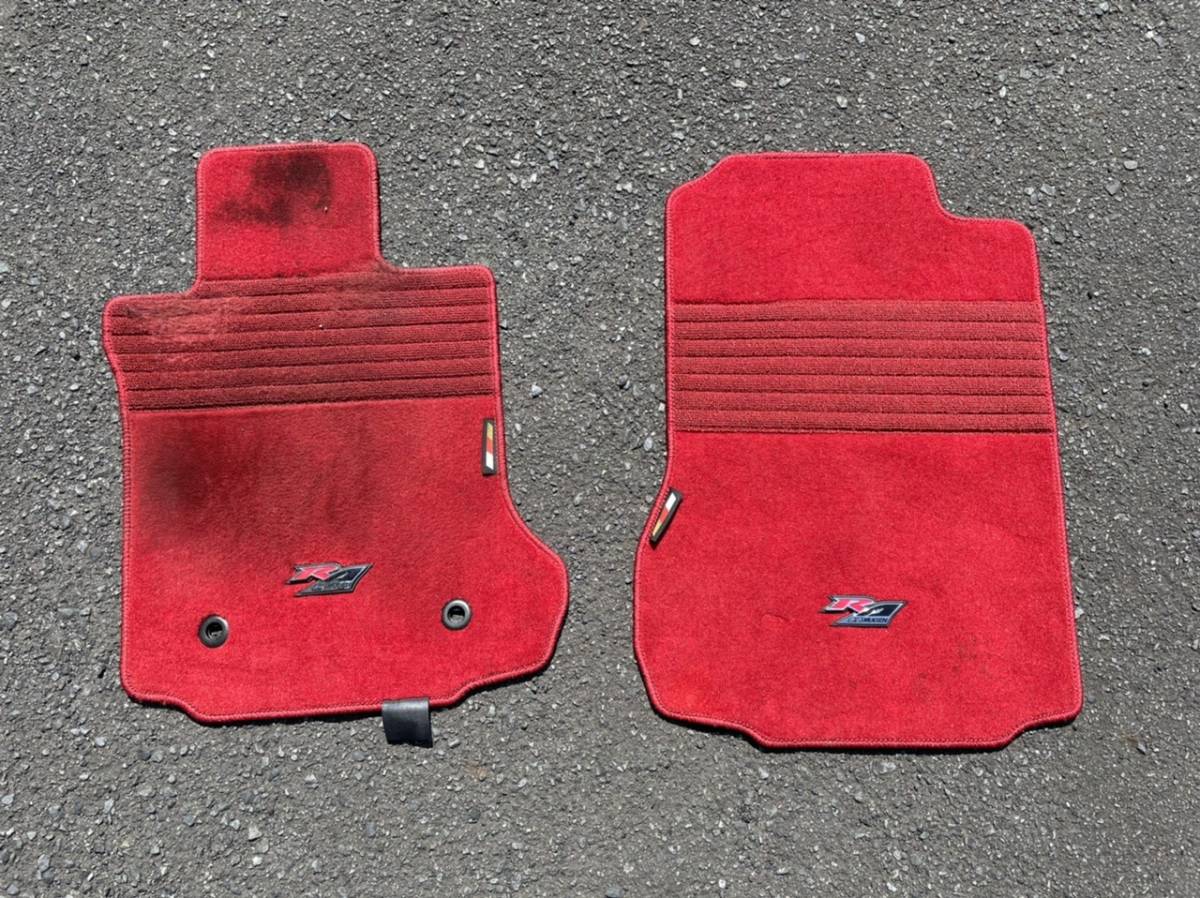 S660 MUGEN 無限 無限RA 純正 フロアマット レッド 赤 美品 走行5 