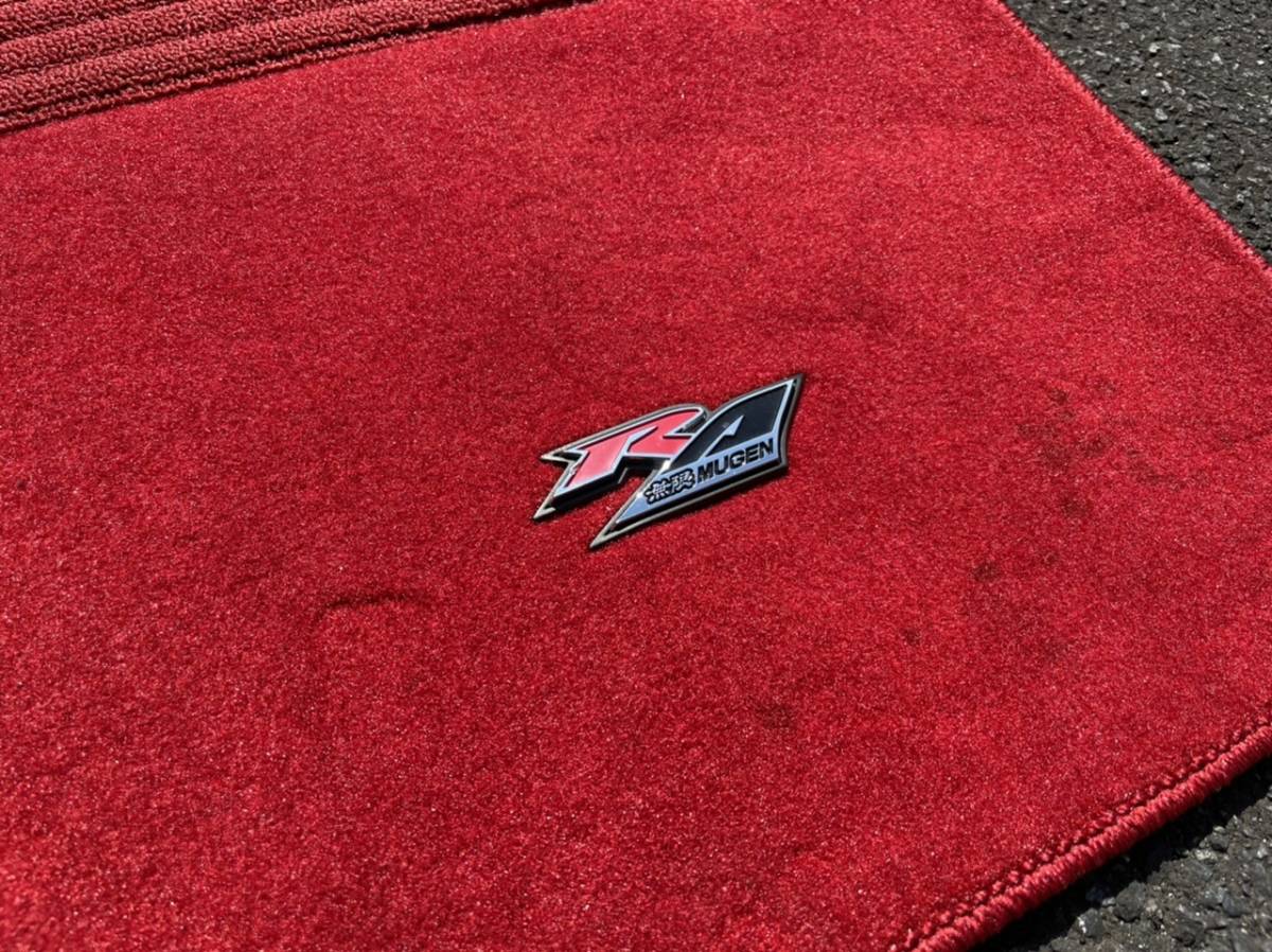 S660 MUGEN 無限 無限RA 純正 フロアマット レッド 赤 美品 走行5 