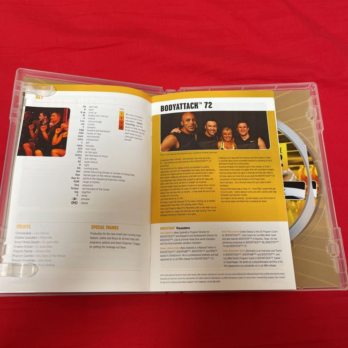 レスミルズ ボディアタック 72 DVD CD 英語テキスト Les Mills