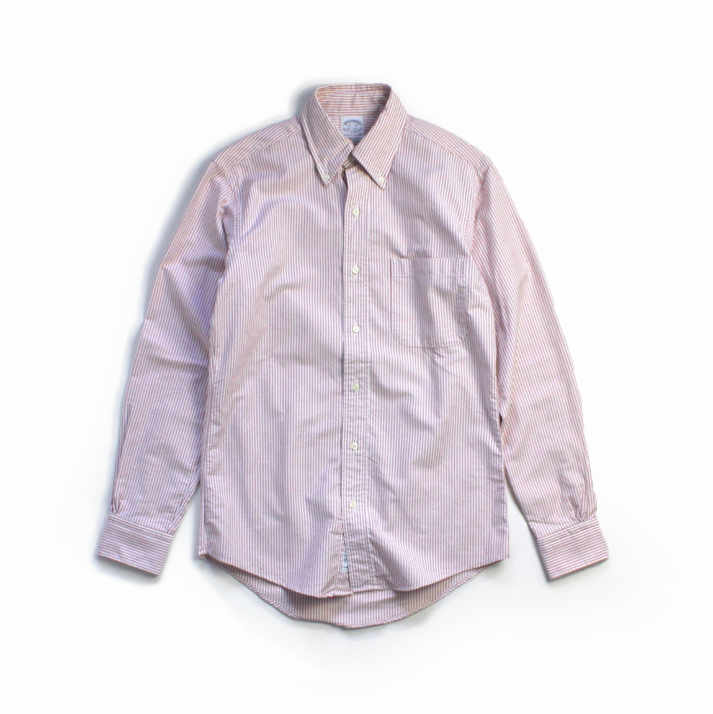 米国製 Brooks Brothers EXTRA SLIM FIT オックスフォード BDシャツ 14H EX SLIM スリムフィット ブルックスブラザーズ 