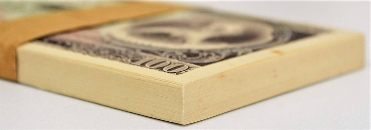 7☆ 板垣退助 100円札 100枚 帯封 百円札 1万円分 1束 未使用 連番