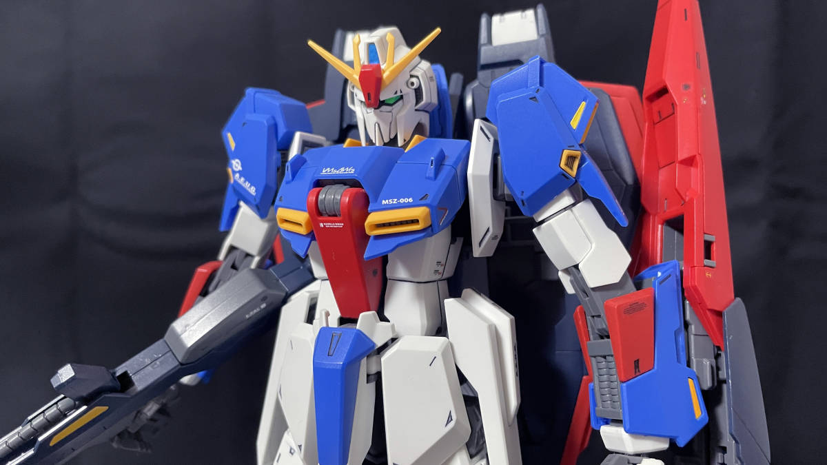 MG Zガンダム 完成品 Ver 素組 Z つや消し仕上げ 素組完成品 Z