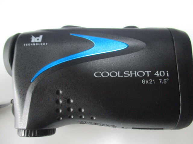 ☆ニコン Nikon COOLSHOT 40i 6×21 7.5° ゴルフ用品 クールショット