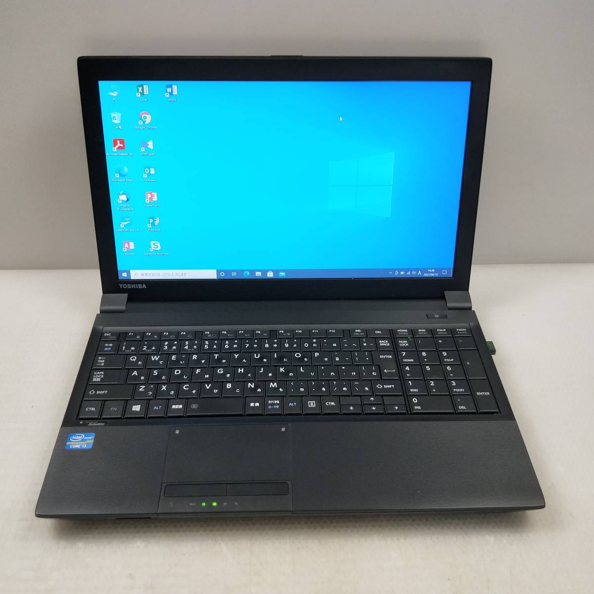 □驚速Toshiba satellite B553/J i3-3120M 2.5GHz x4/4GB□SSD:240GB