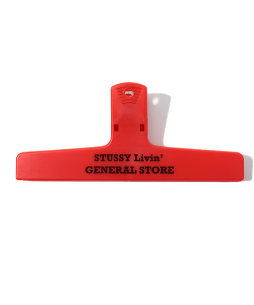 新品★STUSSY Livin' GENERAL STORE クリップ緑☆赤☆ 新品未使用2個セット☆廃盤☆STUSSY Livin' GENERAL STORE KEEP IT