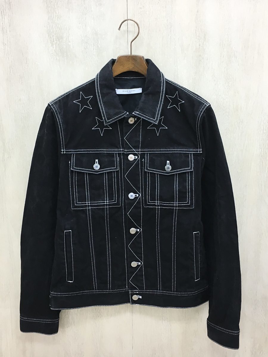 GIVENCHY◇Gジャン/M/コットン/BLK GIVENCHY Denim Black 20SSの通販は