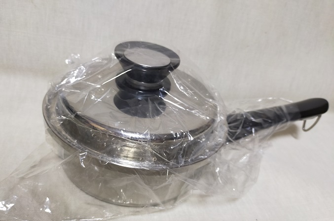 未使用★Amway 片手鍋 小鍋 直径16cm Queenシリーズ ステンレス無水鍋 /アムウェイ