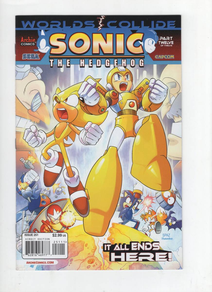 ソニック・ザ・ヘッジホッグ 251巻（アメコミ ロックマン MEGAMAN 