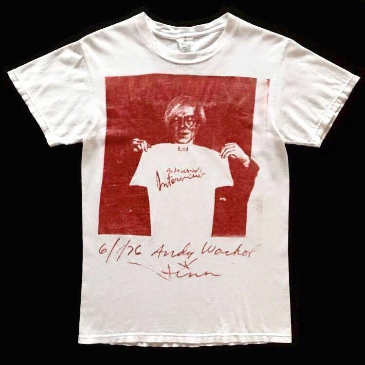 80s vintage USA製 Andy Warhol アンディ・ウォーホル Interview 