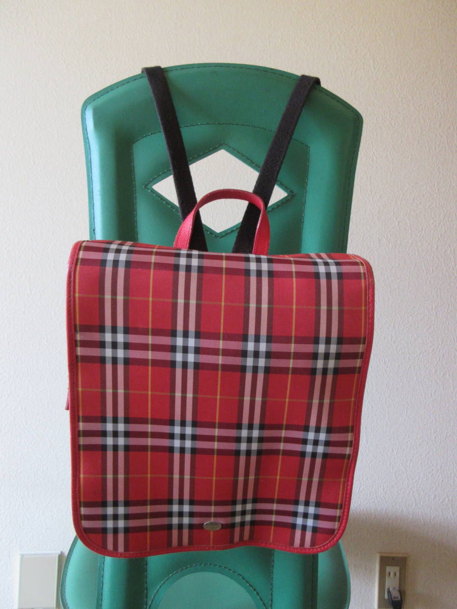 BURBERRY バーバリー レザーリュックバッグ ノバチェック ショルダー BURBERRY バーバリー ノバチェック リュック ノバチェック リュック