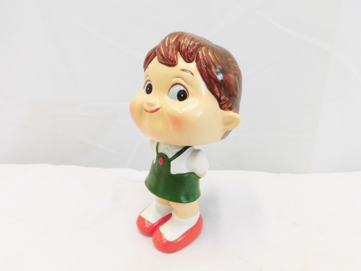 ☆希少☆ 青柳マスコット人形 青柳総本家 ぴょん子ちゃん / ういろう / 首振り人形 / 昭和レトロ / 名古屋発●7-27_1