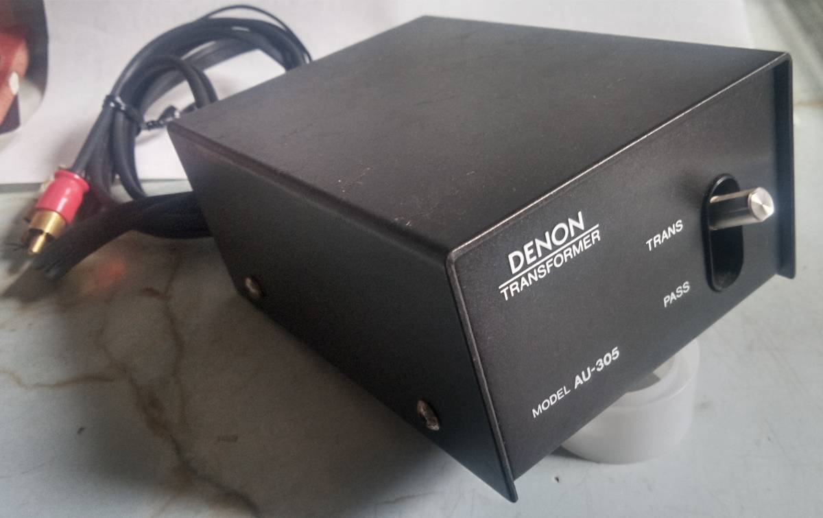 DENON MC用 昇圧トランス AU－305 - DENON GDENON AU-305 MC昇圧