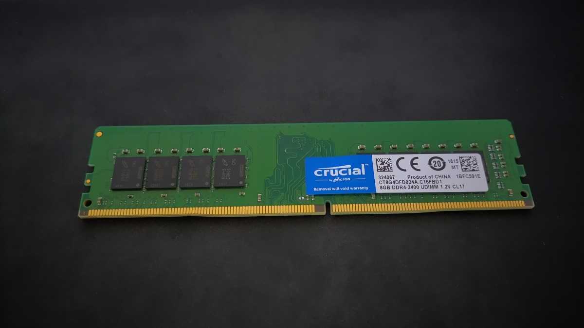 限定SALE，送料無料 Crucial 8GB UDIMM DDR4 PC4-2400 19200 1815 91E(その他)｜売買されたオークション情報、yahooの商品情報をアーカイブ公開 - オークファン DIMM