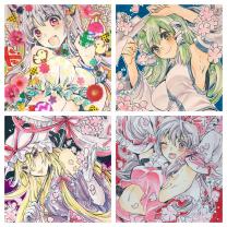 オリジナル手描きイラスト 大色紙 Yahoo!オークション - 同人 手描き