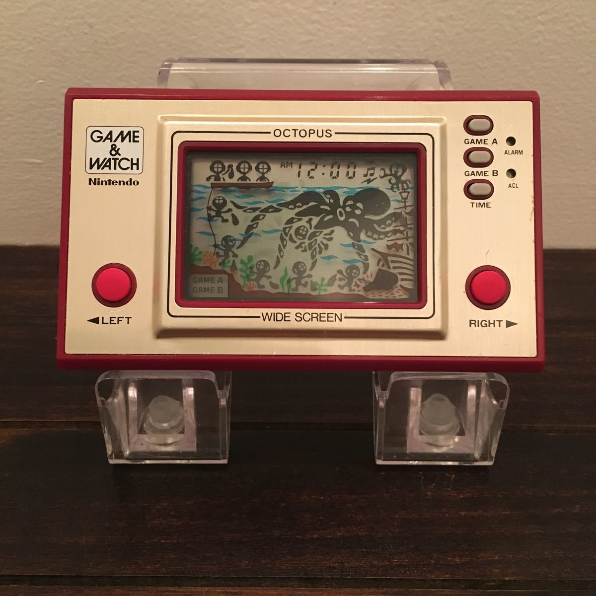 ゲームウォッチ オクトパス OCTOPUS 任天堂 ※美品 GAME&WATCH Nintendo