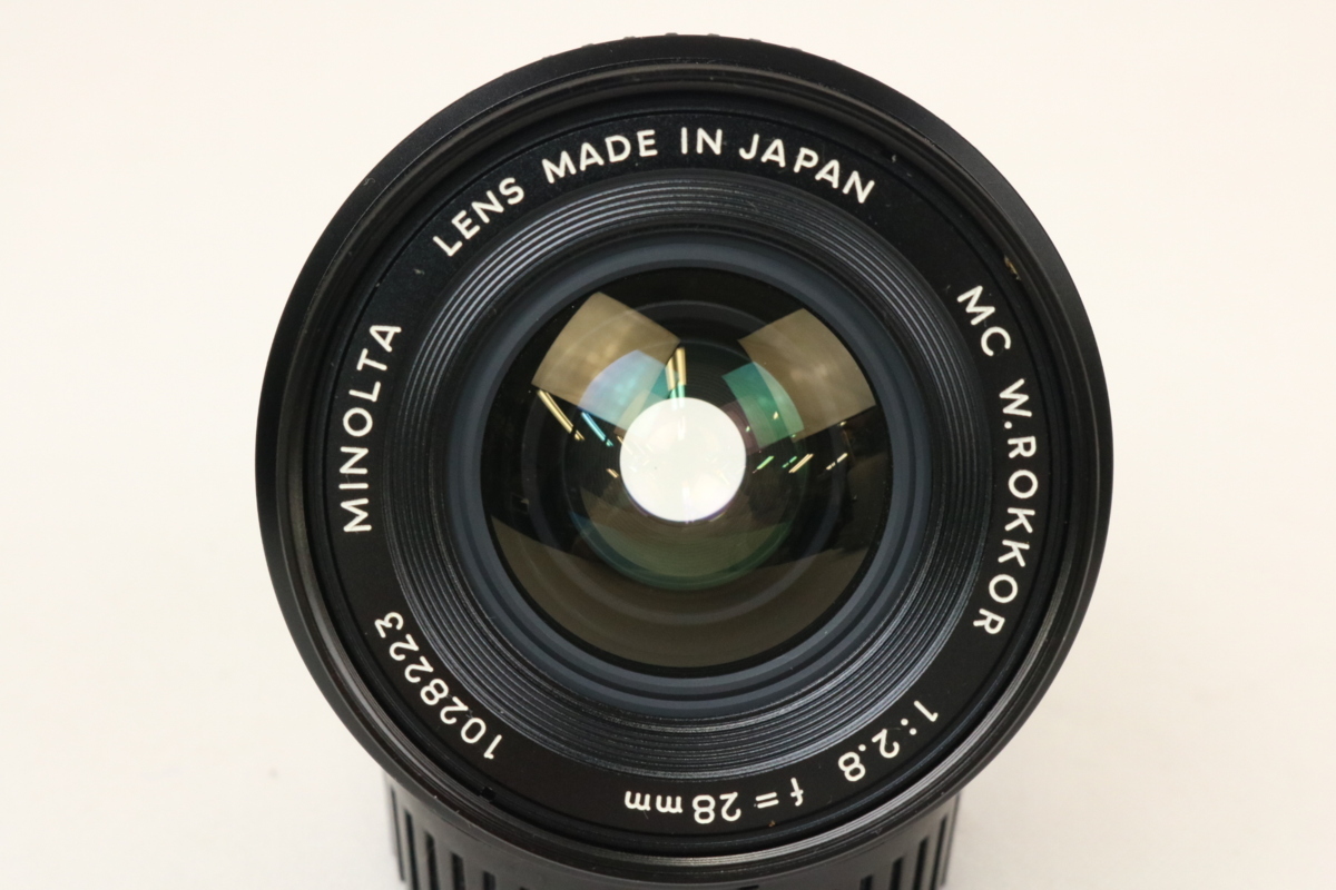 ミノルタ SRT101 ブラック MC W.ROKKOR 28mm F/2.8 Review: Minolta