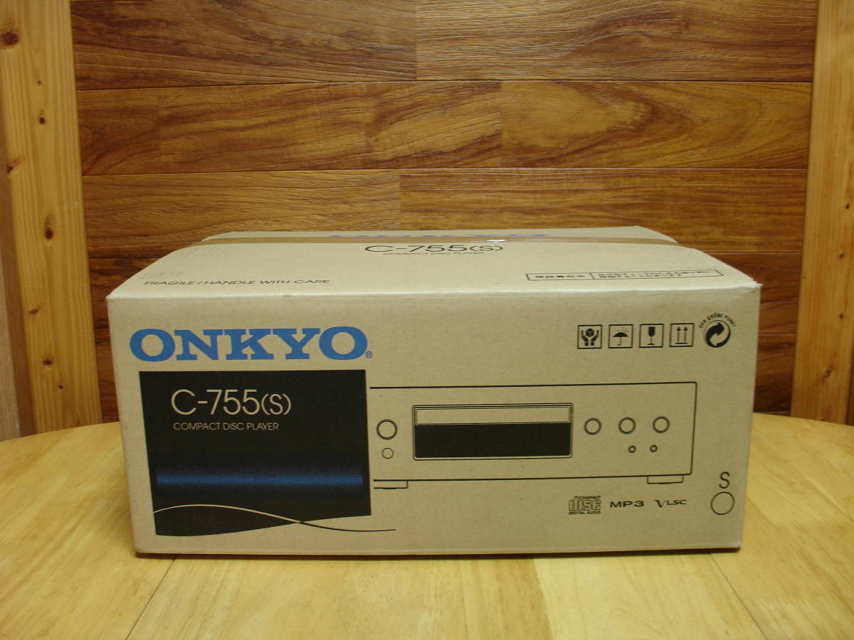 稀少/展示保証付☆ONKYO INTEC C-755 CDプレーヤー☆ CDデッキ