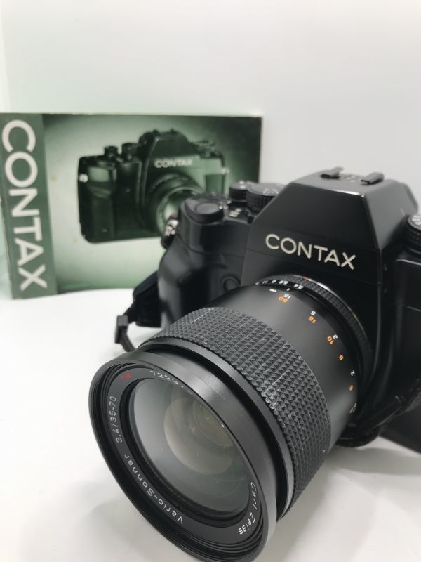 AZ CONTAX RX Carl Zeiss Vario-Sonnar 3.4/35-70 T＊ 012921 説明書付き