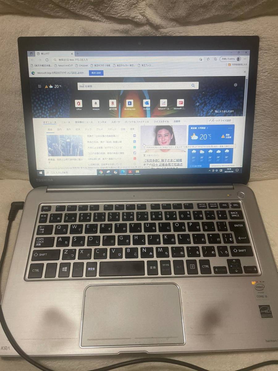 KIRA V63⁄W4M第4世代Core dynabook 中古dynabook V63／W4M PV63