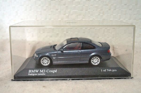 希少Minichamps M3 クーペ(E46) 1⁄43 シルバー Minichamps 1⁄43 BMW