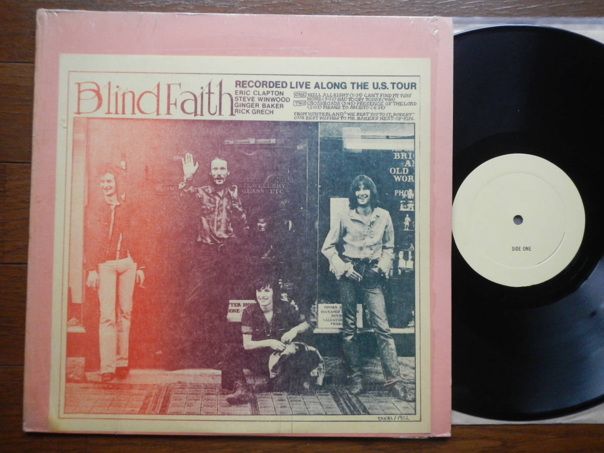 【お得，品質保証】 LP BLIND FAITH TAKRL1902米国製1970年代VINTAGE/RECORDED LIVE ALONG THE U.S.TOUR/SHRINK WRAP/TMOQ(Eric Clapton)｜売買されたオークション情報、yahooの商品情報をアーカイブ公開 - オークファン E