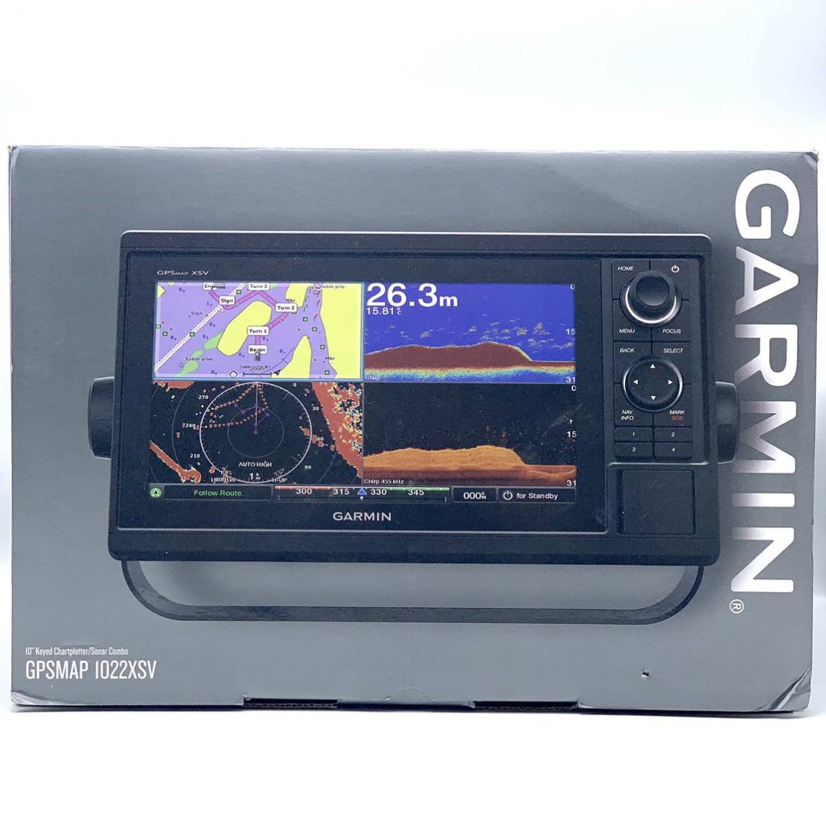 即納】Garmin GPSMAP 1022xsv 魚探回路付きモデル 日本語対応 ガーミン 