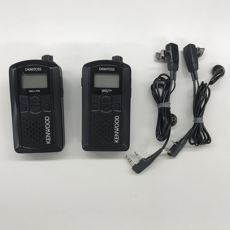 KENWOOD UBZ-LP20 トランシーバー 2台セットイヤホンマイク付き Amazon