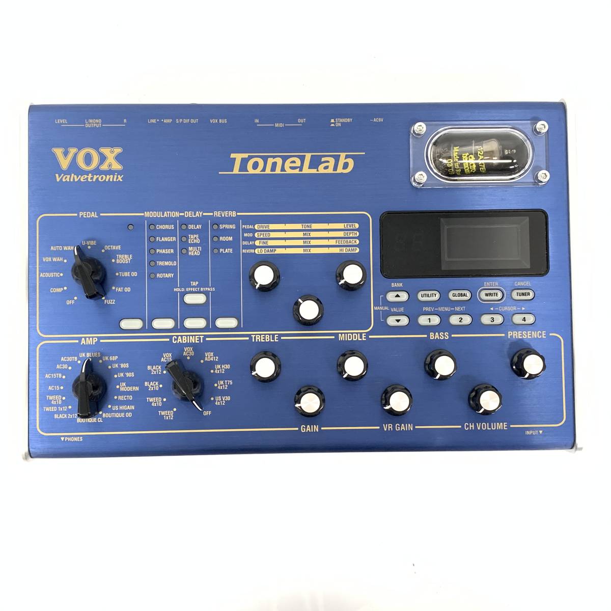 VOX ToneLab EX 真空管 マルチエフェクター 良品 箱付 VOX Valvetronix ToneLab 真空管内蔵アンプシミュレーター