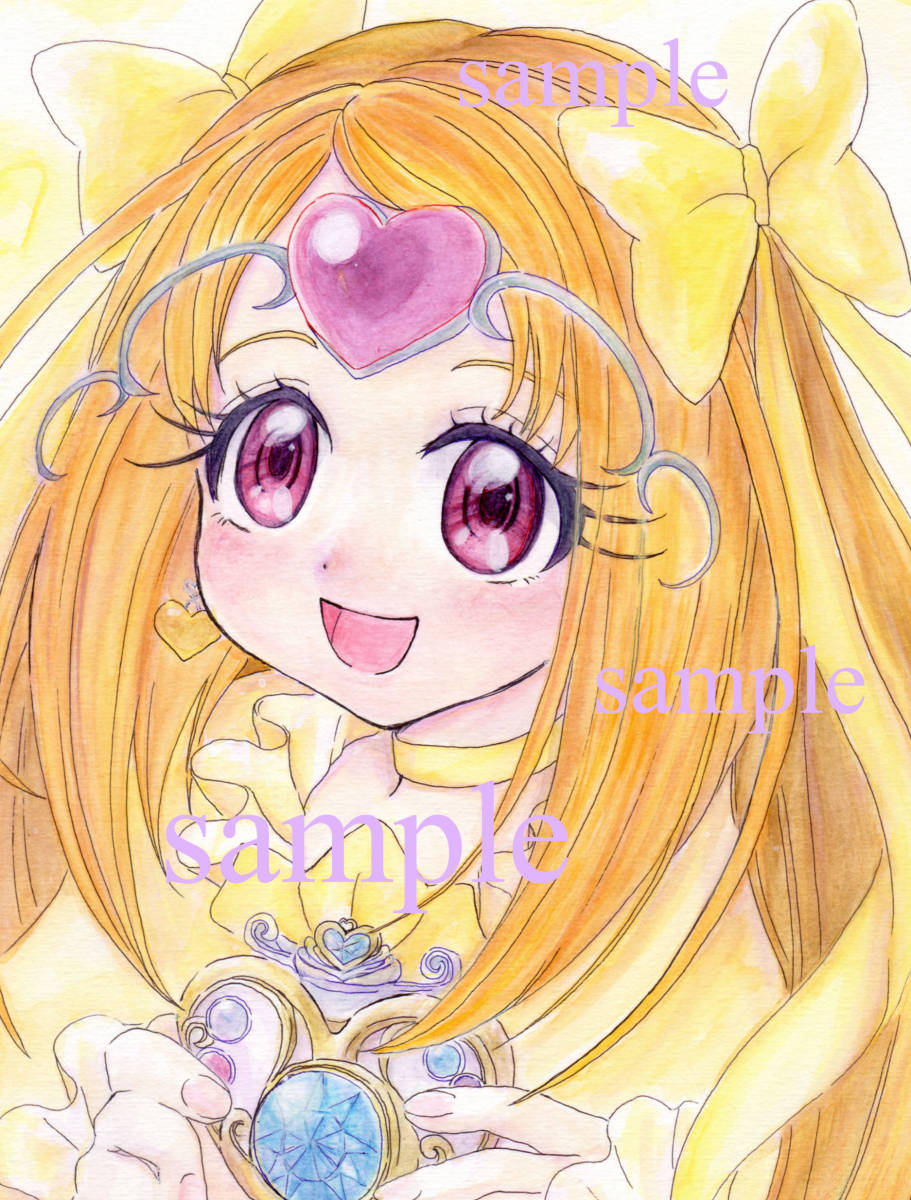 同人手描きイラスト キュアミューズ アコ スイートプリキュア スイプリ プリキュア B5 手描きイラスト 売買されたオークション情報 Yahooの商品情報をアーカイブ公開 オークファン Aucfan Com